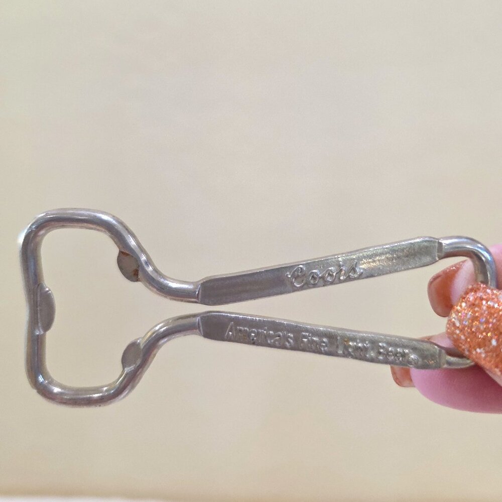 Vintage Coors America's Fine Light Beer Metal Loop Bottle Top Opener